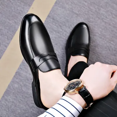 BRITISH SIMPLE GENUINE LEATHER LOAFER